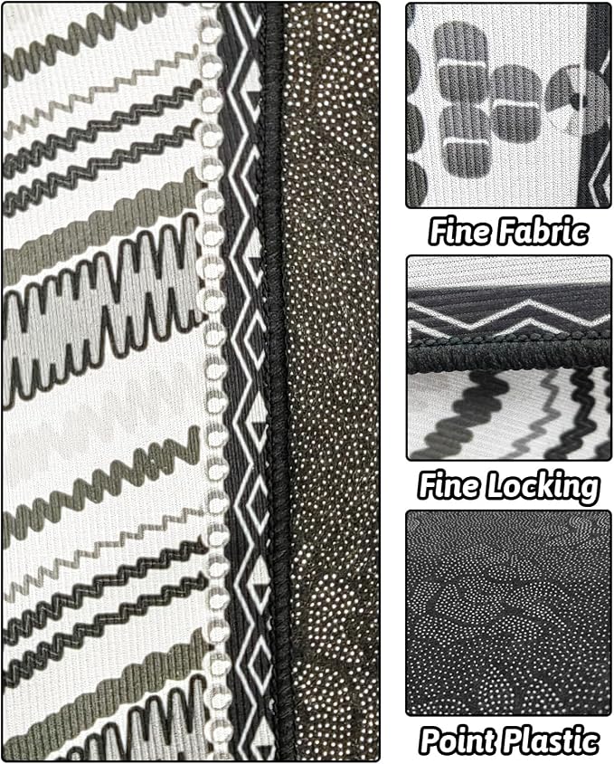 BNOSDM 79" X 55" Large Bunny Cage Liner Washable Reusable Big Rabbit Pads Floor Mat for Rabbits Anti Slip Rug for Bunnies, Pet Carpet for Chinchillas Cats Guinea Pigs Ferrets Dogs - Image 3