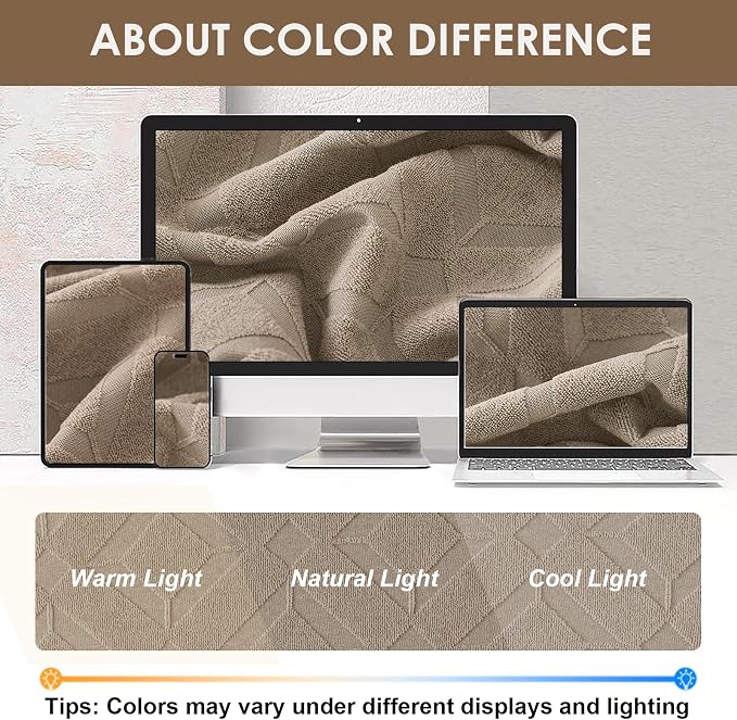 Genina Waterproof Couch Cushion Covers for Pets Washable Sofa Seat Covers | Non Slip,Stretch Jacquard Fabric,Pet Hair & Scratch Protection,Easy Installation,Furniture Protector,Sofa Cover - Image 8