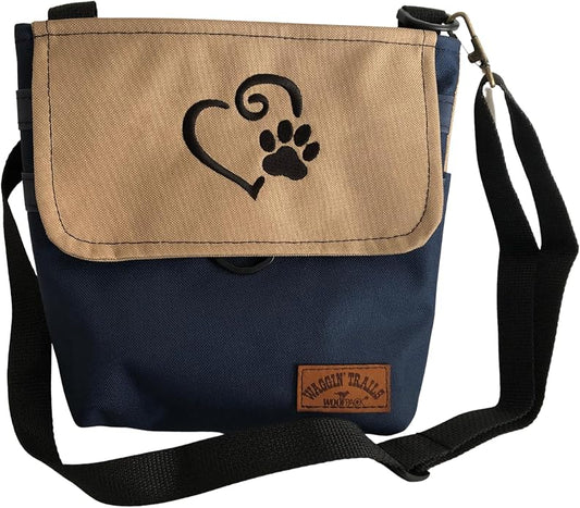 WoofPack Dog Walking Bag Hands-Free Crossbody/Fanny Pack with Odor-Control Poop Bag Holder & Storage for Essentials by WagginTrailsWoofPack
