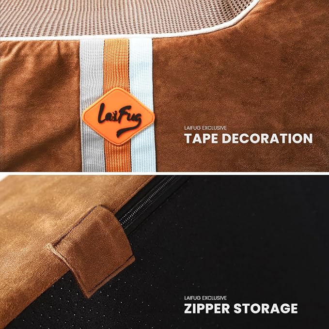 Laifug Orthopedic Dog Beds for Large Dogs,7" Memory Foam Dog Beds,Durable Water Proof Liner Removable and Washable, Nonskid Bottom, Brown 50"x36"x10" - Image 5