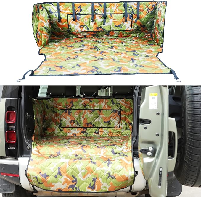 HAPPYHORSE Pet Dog Trunk Cargo Liner Compatible with Land Rover Defender 110 2020-2024 Cargo Cover Waterproof and Non-Slip Dog seat Cover Cargo Liner Area Protector Cover (Style C) by HAPPYHORSE