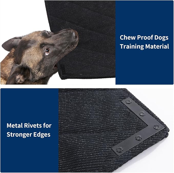 BALAPET Durable Chew Proof Dog Bed with Metal Rivet Corner for Medium Dogs, Stable Kennel Pad Mat for Teething Puppy, Durable Indoor Outdoor Crate Pad for Medium Dog Crates, 35"x22" - Image 2