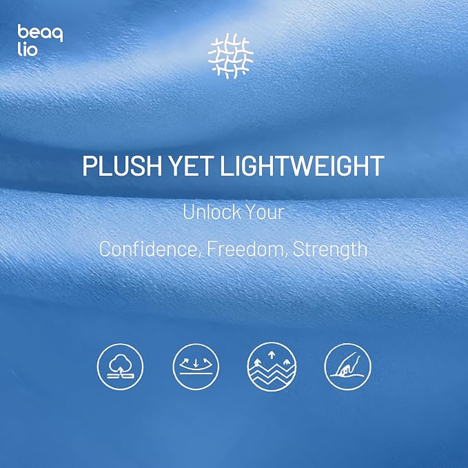 6 Pack Microfiber Beach Towel Set with 6pcs Travel Bag 71*36'' Blue | Quick Dry XL Beach Towels for Cruise Pool Yoga Gym Gift, Lightweight Absorbent Sandproof Compact Towels Beach Essentials - Image 9