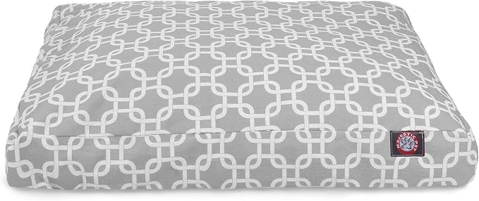 Gray Links Small Rectangle Indoor Outdoor Pet Dog Bed With Removable Washable Cover By Majestic Pet Products - Image 2