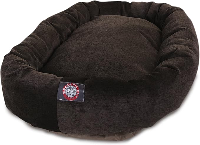 Majestic Pet Villa 40 Inch Shredded Memory Foam Dog Bed for Large Sized Dog 40x29x9 Inch–Orthopedic Pet Bed with Removable Washable Cover-Washable Large Puppy Mat with Head Support-Storm - Image 2