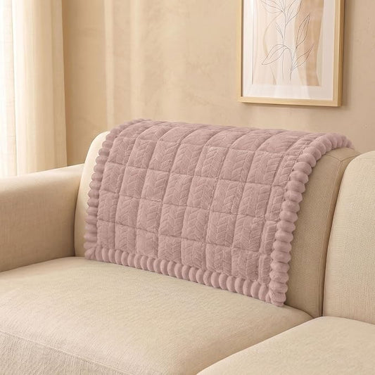 Smiry Couch Cover for Dogs, Non Slip Fuzzy Pet Sofa Arm Covers Washable | Sofa Slipcovers for Armrest & Backrest, Soft Thick Furniture Protector for Cats Dogs, Against Fur, Dirt (35.4"x35.4") by Smiry