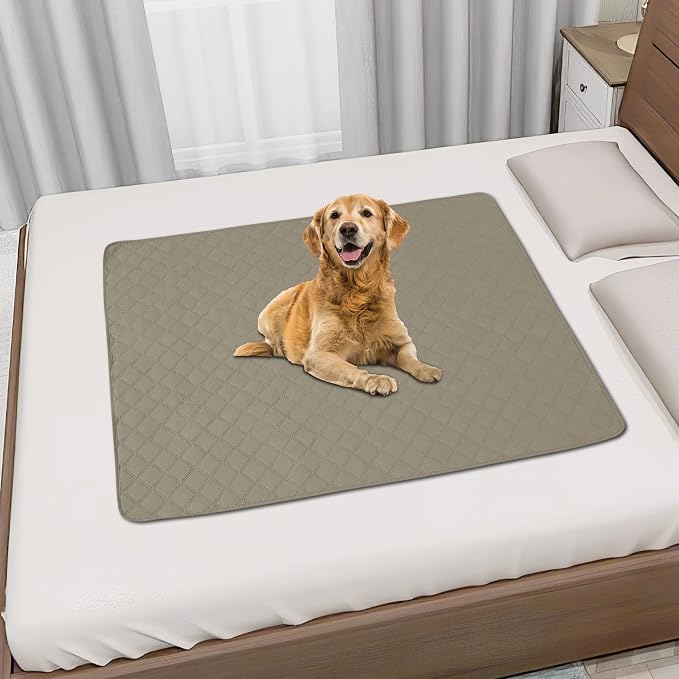 Easy-Going 100% Waterproof Dog Bed Cover, Non-Slip Pet Blanket for Furniture, Washable Couch Cover, Repleasement Sofa Cover (30X70 in, Beige) - Image 3