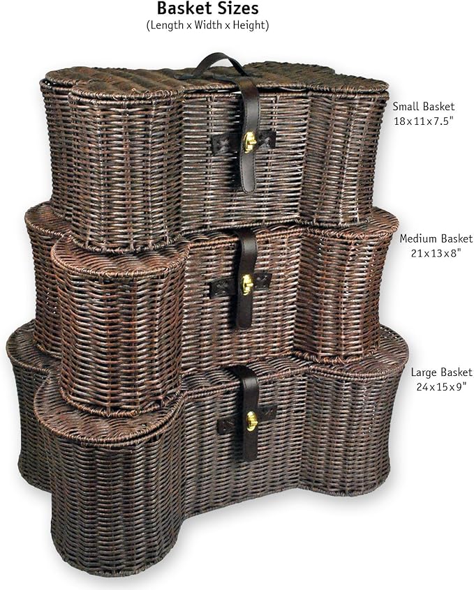 Bone Dry Pet Toy Storage Basket - Durable & Stylish Medium/Brown - Image 5