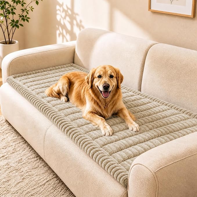 Couch Cover for Dogs, Sofa Cushion Cover, Pet Furniture Protector, Washable | Washable, Non Slip, Soft, Stretch Furniture Protector, Scratch Resistant, Pet Sofa Cushion Cover by BIETYONE