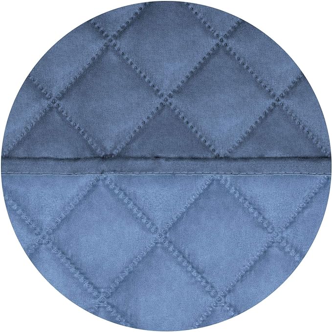 PureFit Reversible Chair Sofa Cover Dog Couch Covers for Sofa, 25.5 in | Dark Blue/Light Blue, Water Resistant Couch Protector, Washable Pet Couch Cover with Non Slip and Elastic Straps For Kids - Image 5