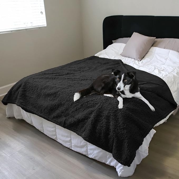 Kritter Planet Waterproof Reversible Pet Blanket for Dogs and Cats | 60 x 80 Inch, Waterproof Cover for Sofa and Bed, Washable Protection Against Fur, Dirt, Scratches and Everyday Messes - Image 5