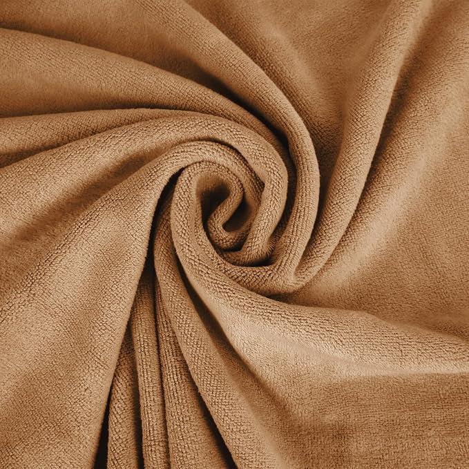 JML Microfiber Bath Towels, 30" x 60", 4 Pack, Beige | Oversized, Soft, Super Absorbent, Fast Drying for Shower, Swimming, Sauna, Pool, Beach, Sport, Fitness, Yoga - Image 5