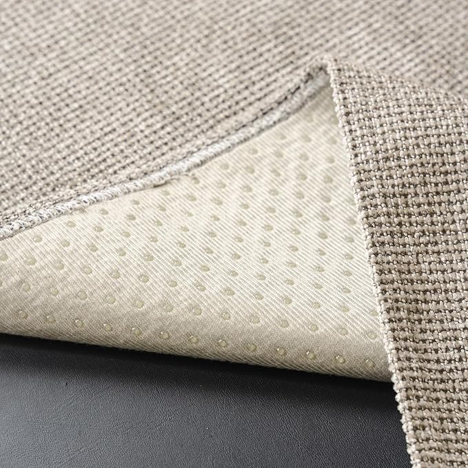 ROOMLIFE Non Slip Waterproof Couch Cover Sofa Covers for 3 Cushion Couch Washable, Furniture Protector Sofa Couch Cover for Dogs, Soft Sofa Slipcover, Couch Throw Blankets (Light Brown 71''X118'') - Image 3