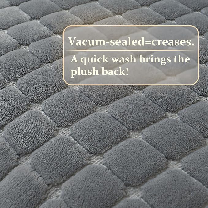 Plush Couch Cover for Dogs Washable, Non Slip Sofa Covers for Pets, Sectional Cushion Protector (28"x28", Dark Grey) - Image 4