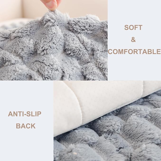 Pet Couch Cover Washable Sofa Protector Covers for Dogs Non Slip Dog Mat | Thick Flannel & Anti-Slip Backing, Protects Furniture from Pet Hair, Dirt and Messes, Fits Leather & Fabric Sofa and Loveseat - Image 3