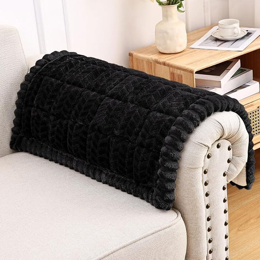 Smiry Couch Cover for Dogs, Non Slip Fuzzy Pet Sofa Arm Covers Washable | Sofa Slipcovers for Armrest & Backrest, Soft Thick Furniture Protector for Cats Dogs, Against Fur, Dirt (27.6"x27.6") by Smiry