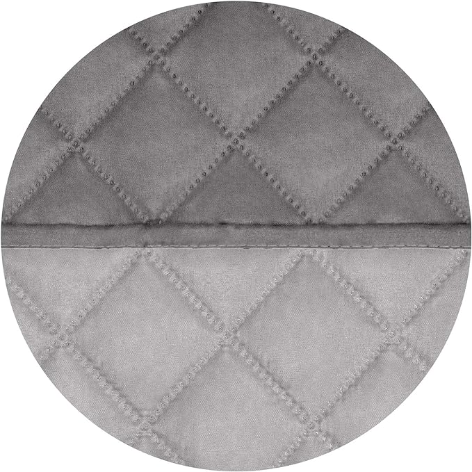 PureFit Reversible Quilted Sofa Cover, Water Resistant Medium Slipcover Furniture Protector, Washable Couch Cover with Non Slip Foam and Elastic Straps for Kids, Dogs, Pets (Loveseat, Gray/Light Gray) | Gray/Light Gray, Water Resistant Couch Protector,... - Image 5