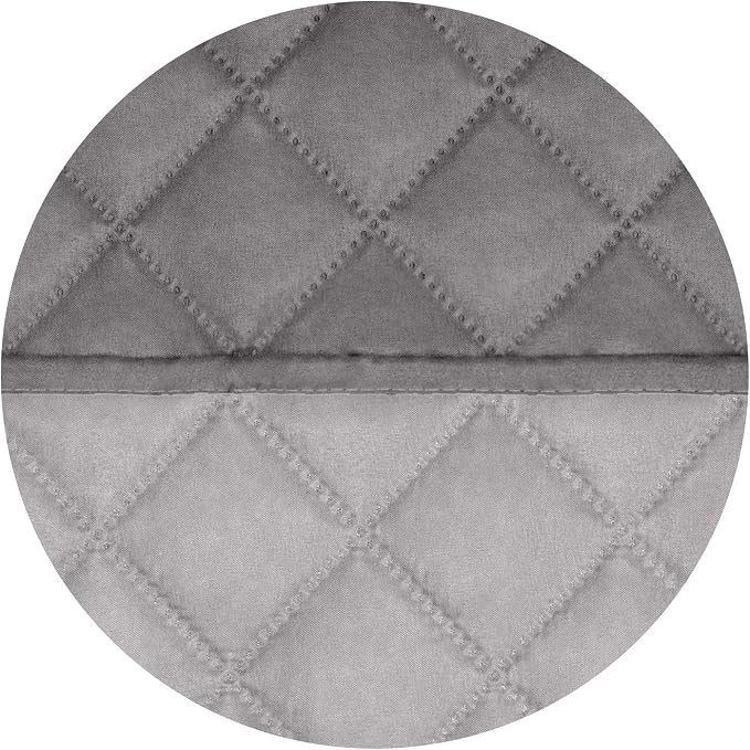 PureFit Reversible Quilted Sofa Cover, Water Resistant Slipcover Furniture Protector, Washable Couch Cover with Non Slip Foam and Elastic Straps for Kids, Dogs, Pets (Chair, Gray/Light Gray) Small | Gray/Light Gray, Water Resistant Couch Protector, Was... - Image 5