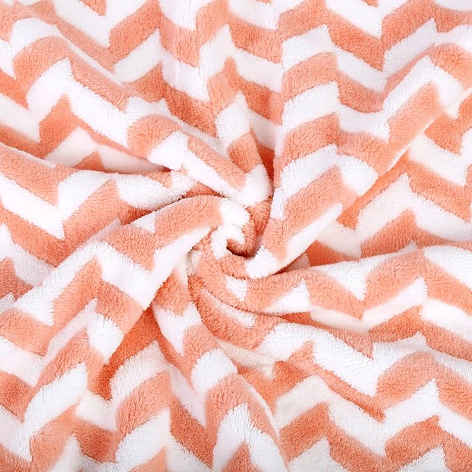 JML Microfiber Bath Towels, Chevron Red, 30" x 60", 2 Pack | Hanging Loop, Oversized, Soft, Super Absorbent, Fast Drying, Use for Sports, Fitness, Yoga - Image 2