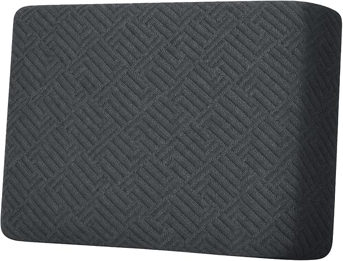 XINEAGE Couch Cushion Covers,Loveseat Seat Slipcovers for Pets,Non Slip Sofa Seat Cover Washable,Sofa Slipcovers with Elastic Bottom(1 Piece Loveseat Cushion Cover,Dark Gray) by XINEAGE