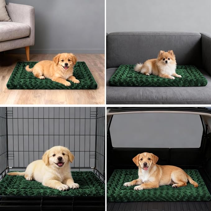 Soft Reversible Dog Mat - Dual-Sided Design for All Seasons - Machine Washable for Crates, Travel, and Home - Image 7