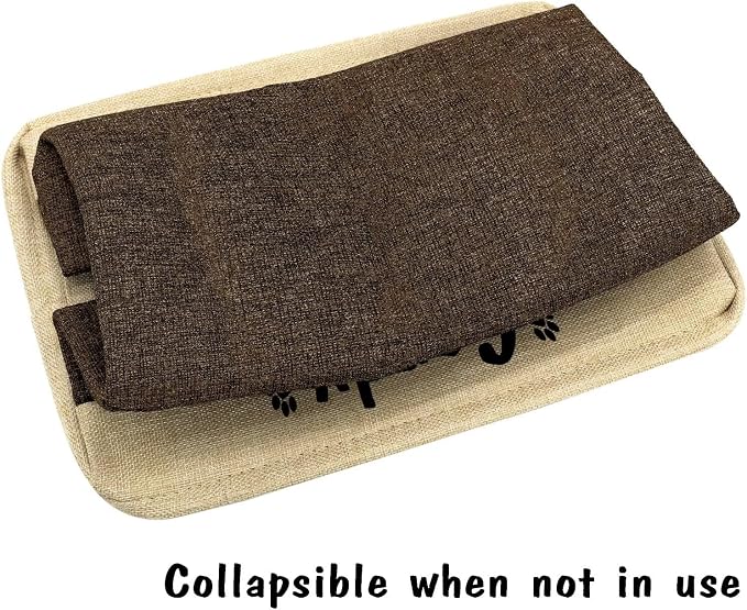 PET ARTIST Collapsible Dog Toy Storage Basket Bin with Personalized Pet's Name - Rectangular Box Chest Organizer for Clothing, Apparel & Accessories - Image 5