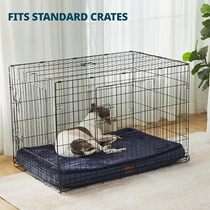 LIORCE Memory Foam Large Dog Bed - 4” Thick Orthopedic Beds for Large Dogs - Waterproof Dog Bed with Removable Washable Cover & Wrap-Around Zipper - Ultimate Comfort and Easy Maintenance - Image 4