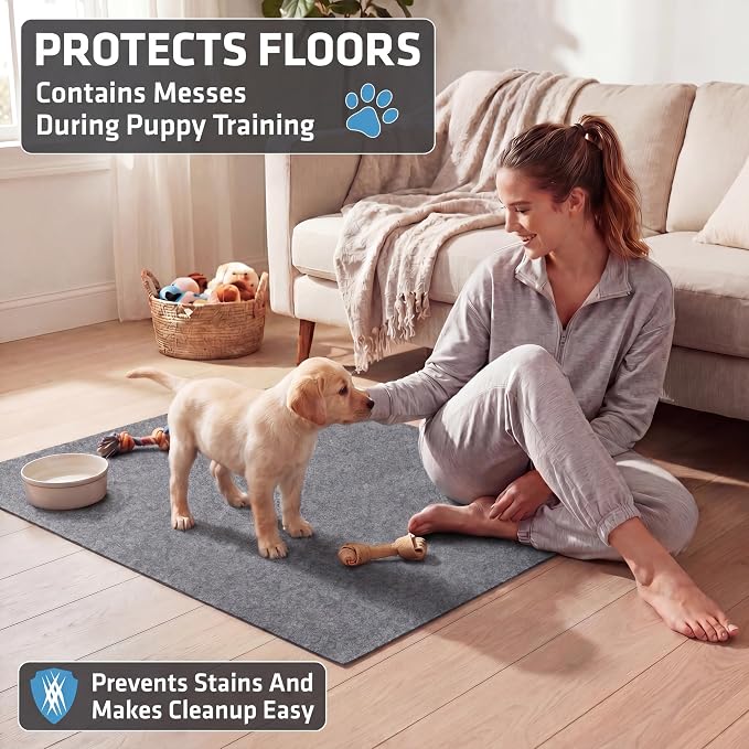 Drymate 2-Pack Washable Pee Pads for Dogs (29x36), Waterproof, Absorbent, Slip-Resistant, Reusable Pet Training Potty Puppy Mats, Housebreaking, Incontinence Bed Pads, Crate, Kennel (USA Made) - Image 2