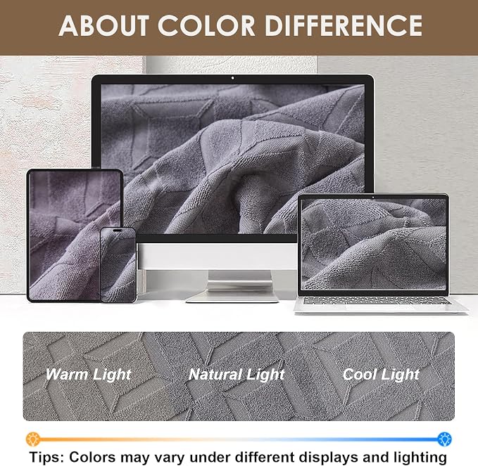 Genina Waterproof Couch Cushion Covers for Sectional Sofa L Shape Cover | Non Slip,Stretch Jacquard Fabric,Pet Hair & Scratch Protection,Easy Installation,Furniture Protector,2 Seater+1 Chaise - Image 8