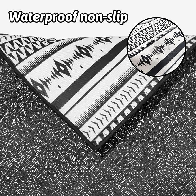 BNOSDM 78.7 in Rabbit Cage Liners Washable Reusable Bunny Bedding Pets Dog Whelping Pads with Anti Slip Bottom Pad Rug for Dogs Chinchillas Cats Guinea Pigs Ferrets - Image 5