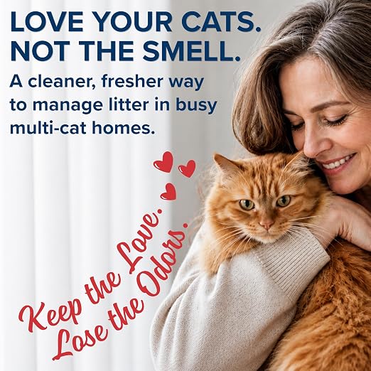 Red Rocket Kitty Twist'R Plus Cat Litter Disposal System, Litter Trash Can | Grey, Odor Control, Large Capacity, Holds Up to 12 Lbs, Includes 2 Size #1 Odor Blocking Bags, 2 Charcoal Sachets, Scoop - Image 7
