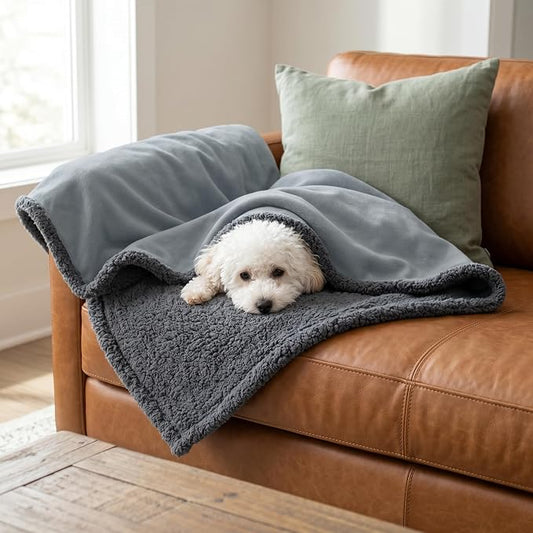 Kritter Planet Waterproof Pet Blanket, Reversible Throw for Dogs and Cats | 50 x 60 Inch, Washable Sofa and Bed Protector, Shields Furniture from Fur, Dirt, Scratches and Everyday Spills by KritterPlanet