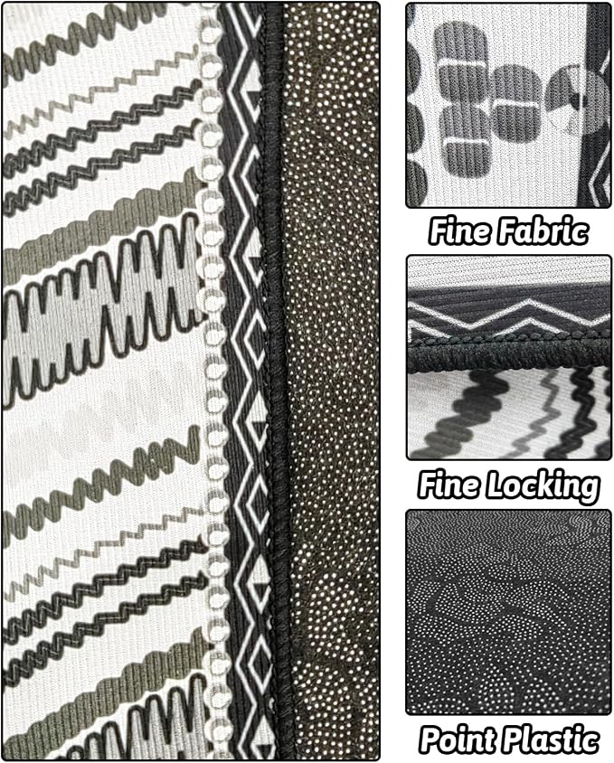 BNOSDM 91" X 63" Extra Large Cage Liners for Rabbits Washable Rabbit Pad Large Bunny Mat Anti Slip Rug for Bunnies, Pet Carpet for Chinchillas Cats Guinea Pigs Ferrets Dogs - Image 3