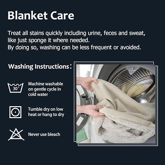 Kritter Planet Waterproof Pet Blanket, Reversible Throw for Dogs and Cats | 50 x 60 Inch, Washable Sofa and Bed Protector, Shields Furniture from Fur, Dirt, Scratches and Everyday Spills - Image 7