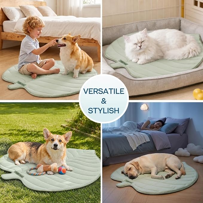 Dog Cooling Mat Washable Pet Cooling Mat, Self Cooling Mat for Dogs Large | 47" x 45", Thick Portable Foldable Cooling Pad for Indoor Outdoor, Crate, Travel, Camping and Beach - Image 5