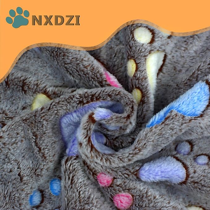 Dog Blankets for Small Dogs and Puppies, 3 Pack Washable Pet Blankets 30" x 20", Lightweight Soft Fleece Puppy Blanket for Crate, Kennel, Carrier, Bed, Cat Blanket - Image 5