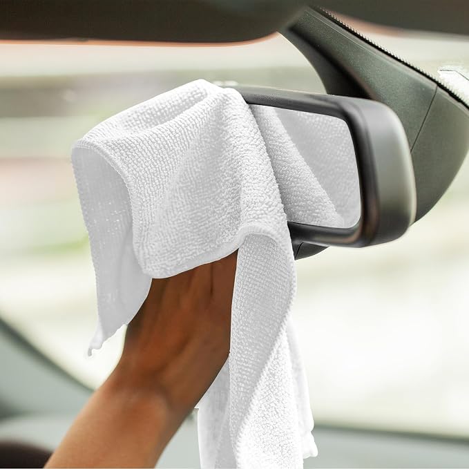 Avalon Towels Microfiber Cleaning Cloths (Value Pack of 100) - Size 12 x 12 Inches, Highly Absorbent Cleaning Rags, Lint Free, Reusable and Washable, Microfiber Towels for Cars - Image 8