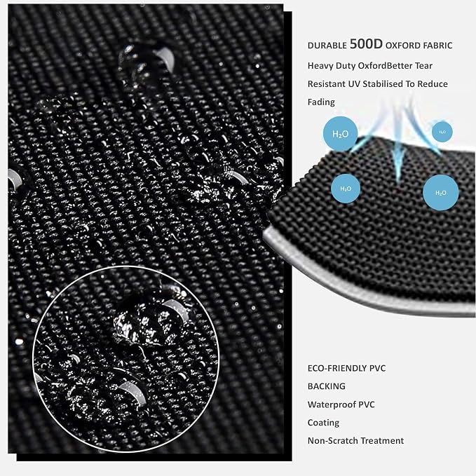 Large Bird Cage Cover - 600D Cage Covers for Night, Good Night Bird Cage Cover for Large Birdcage,Indoors or Outdoors (M) - Image 4