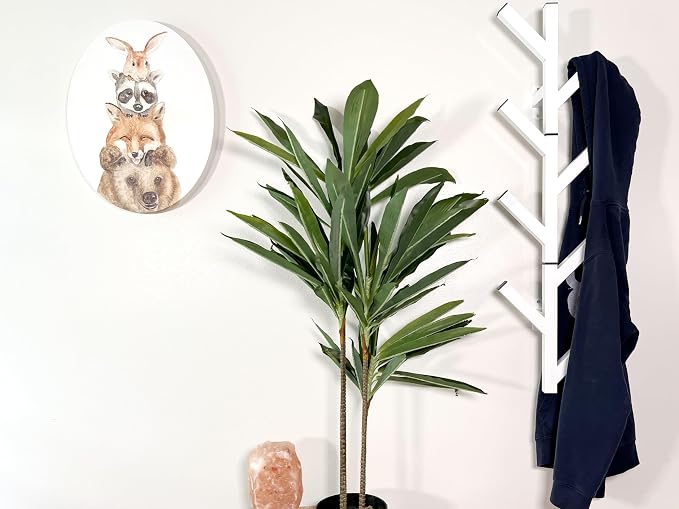 Premium Racks Coat Rack & Hat Rack – Modern Design – Wall Mounted – Stylish – (White) - Image 5
