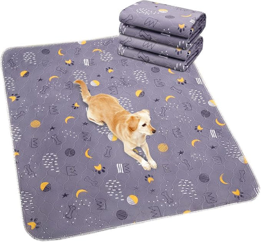 UPSKY Washable Pee Pads for Dogs 2 Pack 36"x41" Reusable Puppy Pads Waterproof Pet Training Pads, Non-Slip Dog Mats Fast Absorbent Whelping Pads for Playpen, Potty, Crate, Bed by UPSKY