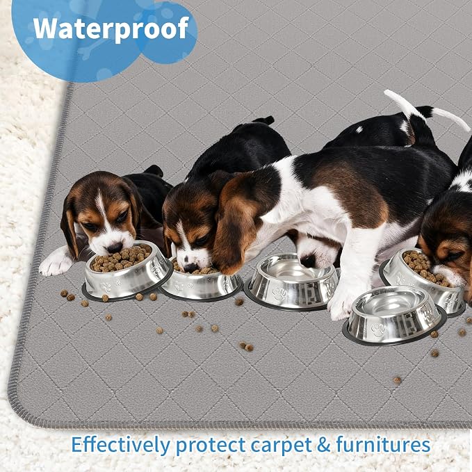 Washable Reusable Dog Pee Pads, 82"x102" Absorbent & Waterproof Puppy Training Pad for Crate, Playpen & Carpet, Large Potty Pads for Dogs, Cats & Small Pets - Image 8