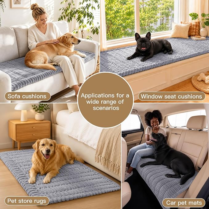 Couch Cover for Dogs, Sofa Cushion Cover, Pet Furniture Protector, Washable | Washable, Non Slip, Soft, Stretch Furniture Protector, Scratch Resistant, Pet Sofa Cushion Cover - Image 4