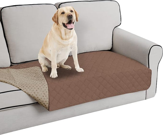 Easy-Going 100% Waterproof Dog Bed Cover, Non-Slip Pet Blanket for Furniture, Washable Couch Cover, Repleasement Sofa Cover (40X50 in, Brown) by Easy-Going