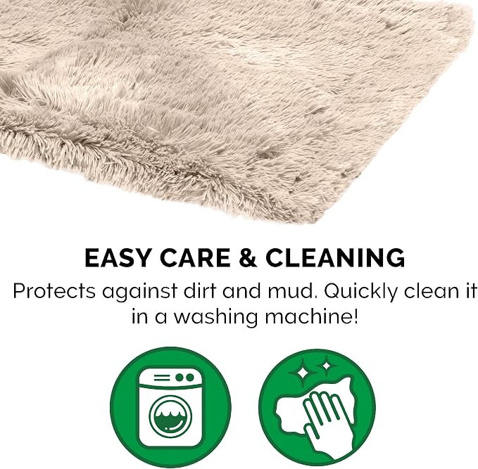 Furhaven Waterproof Throw Blanket for Dogs & Indoor Cats, Reversible Protective Pet Blanket, Small, Long Faux Fur & Velvet, Taupe - Image 9