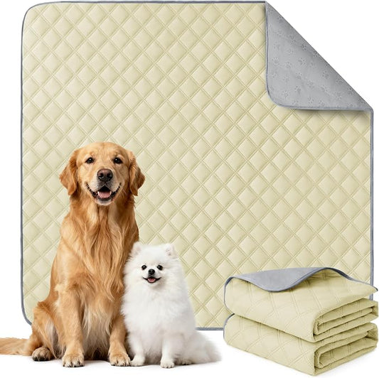 Eterish Reusable Washable Pee Pads for Dogs Large/Extra Large 36'' x 41'' 2 Pack, Absorbent Pet Puppy Dog Training Pads Non-Slip, Waterproof Whelping Potty Pads for Dogs Leak-Proof by Eterish