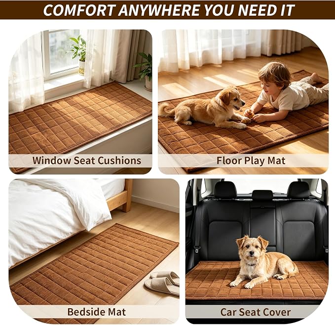 Couch Covers for Dogs Washable, 27.6"x59.1" Non Slip Couch Covers for Loveseat Sofa Pet Friendly, Soft Fuzzy Sofa Covers for Pet, Dog Couch Cover Furniture Protector(1PC,Dark Brown) - Image 6