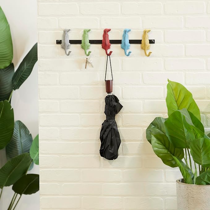 Metal Dog Wall Hooks 19"W, 5"H - 55513 - Image 5