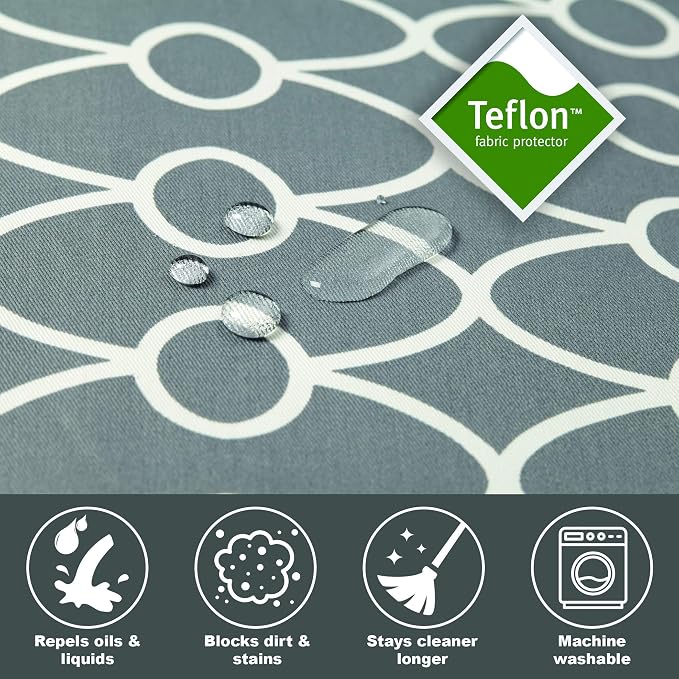 MidWest Homes for Pets Quiet Time Teflon Defender Dog Beds; Pet Beds Designed to Fit Folding Metal Dog Crates, Gray & White Geometric Pattern, 42-Inch - Image 3