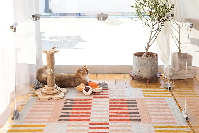 Lovewag Cat Litter Mat, Litter Box Mat, Marmalade Sunshine, 36x48, 2 Pack | Washable litter mat cover, kitty litter mat & cat mat for litter box, litter trapping mat, prevents tracking, multi-cat - Image 11