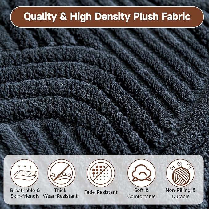 OTOB Couch Covers for Sofa Washable, Non Slip Dog Sofa Protector, 1 Piece | Matcha Green, 35.4"x82.7", Soft Plush, All Seasons, Pet Friendly, Breathable, Modern, Wear-Resistant, Sectional Couch Covers - Image 3